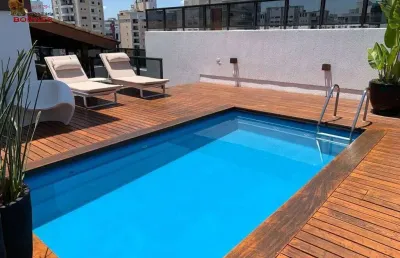 Explendida cobertura duplex em moema, com vista de tirar o fôlego!!