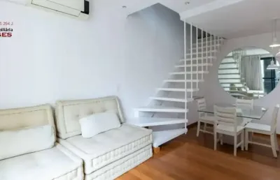 Itaim, rua jesuino arruda, apto duplex, mobiliado e pronto, só mudar!!