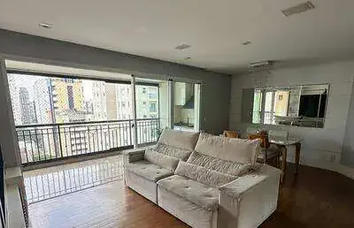 Apartamento andar alto com 137m² 4 dts suite - 03 vagas - moema