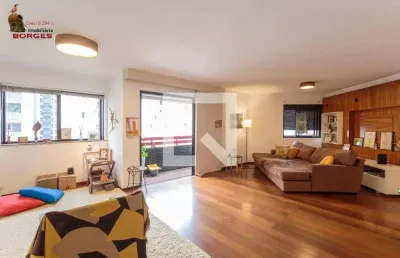 Mobiliado- apto 146,0 m2 - 2 suites - lavabo- varanda- 2 vagas- itaim bibi