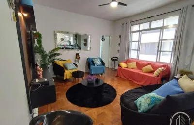 Apartamento para venda em santos, gonzaga, 2 dormitórios, 2 banheiros, 1 vaga