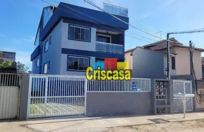 Cobertura à venda, 120 m² por r$ 450.000,00 - terra firme - rio das ostras/rj