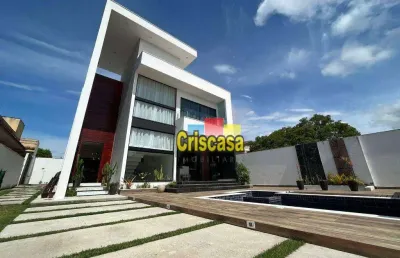 Casa à venda, 258 m² por r$ 1.600.000,00 - praia mar - rio das ostras/rj