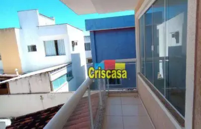 Casa com 2 dormitórios para alugar, 80 m² por r$ 1.400,00/mês - terra firme - rio das ostras/rj