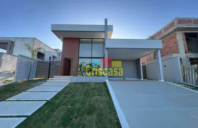 Casa com 3 dormitórios à venda, 210 m² por r$ 1.700.000,00 - alphaville 2 - rio das ostras/rj