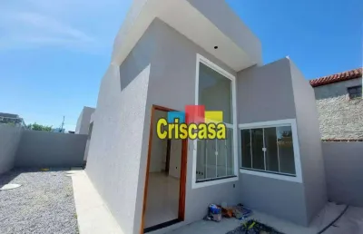 Casa linear com 2 dormitórios à venda, 65 m² por r$ 280.000 - mar y lago - rio das ostras/rj