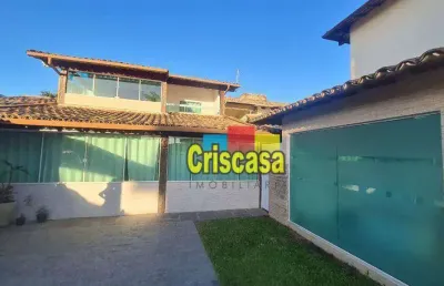 Casa duplex com 3 dormitórios à venda, 220 m² por r$ 780.000 - parque zabulão - rio das ostras/rj