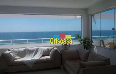 Cobertura com 3 dormitórios para alugar, 300 m² por r$ 6.157,75/mês - ouro verde - rio das ostras/rj