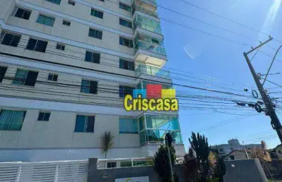Cobertura com 3 dormitórios para alugar, 115 m² por r$ 4.750,00/mês - extensão do bosque - rio das ostras/rj