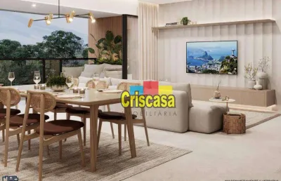 Apartamento com 3 dormitórios à venda, 147 m² por r$ 680.000,00 - costazul - rio das ostras/rj