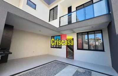 Casa com 3 dormitórios à venda, 140 m² por r$ 650.000,00 - ouro verde - rio das ostras/rj