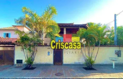 Casa com 6 dormitórios, 403 m² - venda por r$ 2.000.000,00 ou aluguel por r$ 5.251,24/mês - jardim mariléa - rio das ostras/rj