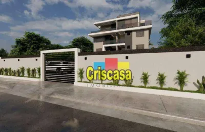 Cobertura com 2 dormitórios à venda, 111 m² por r$ 490.000,00 - atlântica - rio das ostras/rj