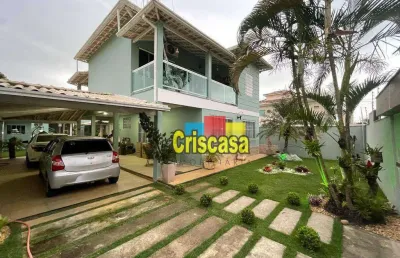 Casa com 7 dormitórios à venda, 450 m² por r$ 1.800.000,00 - costazul - rio das ostras/rj