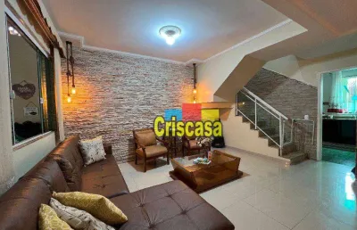Casa com 3 dormitórios à venda, 110 m² por r$ 750.000,00 - balneário remanso - rio das ostras/rj