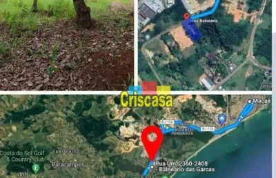 Área à venda, 4100 m² por r$ 350.000,00 - balneário das garças - rio das ostras/rj