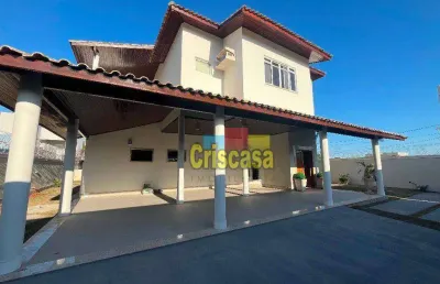 Casa com 4 dormitórios à venda, 400 m² por r$ 1.300.000,00 - enseada das gaivotas - rio das ostras/rj