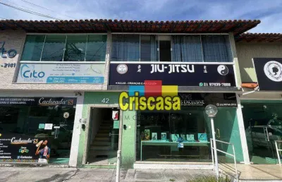 Sala para alugar, 57 m² por r$ 2.500,00/mês - novo rio das ostras - rio das ostras/rj