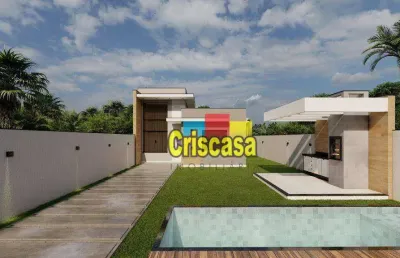 Casa com 3 dormitórios à venda, 117 m² por r$ 850.000,00 - boca da barra - rio das ostras/rj