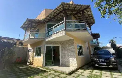 Casa com 2 dormitórios para alugar, 183 m² - floresta da gaivota - rio das ostras/rj