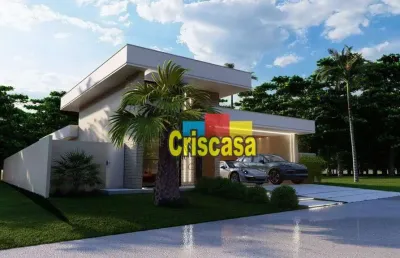 Casa com 3 dormitórios à venda, 150 m² por r$ 950.000,00 - alphaville 3 - rio das ostras/rj