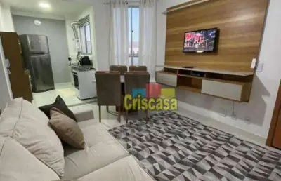 Apartamento com 2 dormitórios à venda, 45 m² por r$ 200.000,00 - atlântica - rio das ostras/rj
