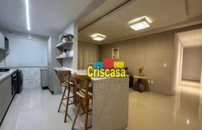 Apartamento com 3 dormitórios à venda, 80 m² por r$ 400.000,00 - jardim marileia - rio das ostras/rj
