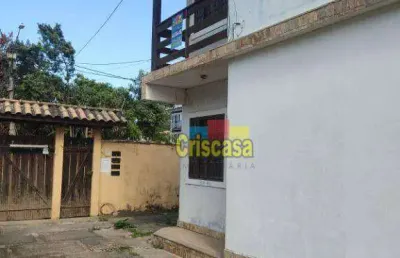 Casa com 1 dormitório para alugar, 65 m² por r$ 1.200,00/mês - jardim campomar - rio das ostras/rj