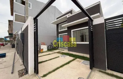 Casa com 2 dormitórios à venda, 60 m² por r$ 320.000,00 - chácara mariléa - rio das ostras/rj