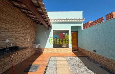 Casa com 1 dormitório à venda, 50 m² por r$ 150.000,00 - cidade praiana - rio das ostras/rj