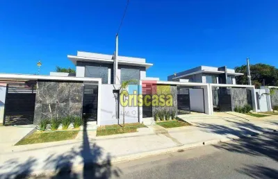 Casa com 3 dormitórios à venda, 80 m² por r$ 380.000 - extensão serramar - rio das ostras/rj