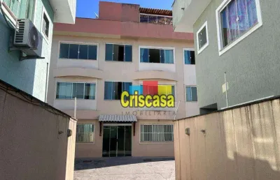 Cobertura com 2 dormitórios, 65 m² - venda por r$ 298.000,00 ou aluguel por r$ 2.636,67/mês - atlântica - rio das ostras/rj