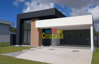 Casa com 3 dormitórios à venda, 214 m² por r$ 1.250.000,00 - viverde ii - rio das ostras/rj