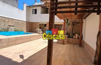 Casa com 5 dormitórios à venda, 249 m² por r$ 550.000,00 - barra - macaé/rj