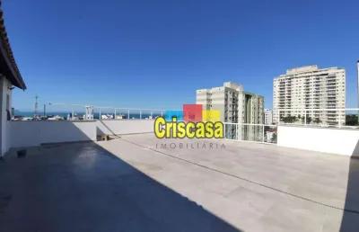 Cobertura com 3 dormitórios à venda, 127 m² por r$ 870.000,00 - glória - macaé/rj