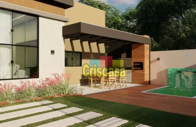 Casa com 3 dormitórios à venda, 140 m² por r$ 690.000,00 - vale das palmeiras - macaé/rj