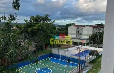 Apartamento com 2 dormitórios à venda, 50 m² por r$ 120.000,00 - virgem santa - macaé/rj