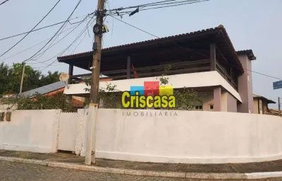 Casa com 4 dormitórios, 365 m² - venda por r$ 790.000,00 ou aluguel por r$ 5.200,00/mês - ilha da caieira - macaé/rj