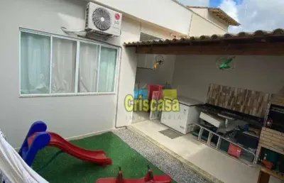 Casa com 2 dormitórios à venda, 70 m² por r$ 340.000,00 - virgem santa - macaé/rj