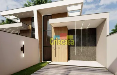Casa com 2 dormitórios à venda, 76 m² por r$ 420.000,00 - lagoa - macaé/rj