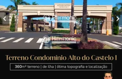 Terreno no condomínio residencial alto do castelo, ribeirão preto/sp