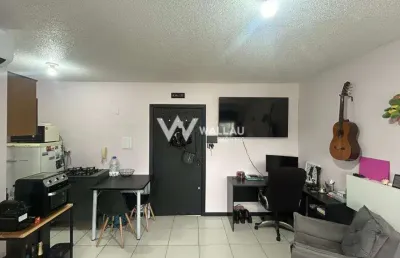 Apartamento com 1 quarto à venda na rua primeiro de março, --, centro, são leopoldo por r$ 133.000