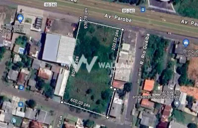 Terreno à venda na avenida parobé, --, arroio da manteiga, são leopoldo por r$ 2.550.000