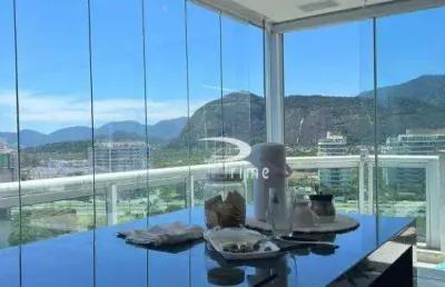 Cobertura com 3 dormitórios à venda, 190 m² por r$ 2.750.000,00 - barra da tijuca - rio de janeiro/rj