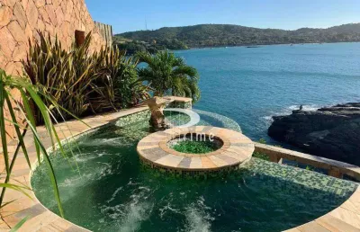 Casa com 6 dormitórios à venda por r$ 9.600.000,00 - loteamento sitio do campinho - armação dos búzios/rj