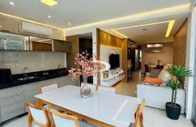 Cobertura com 3 dormitórios à venda, 170 m² por r$ 1.990.000,00 - itaipu - niterói/rj