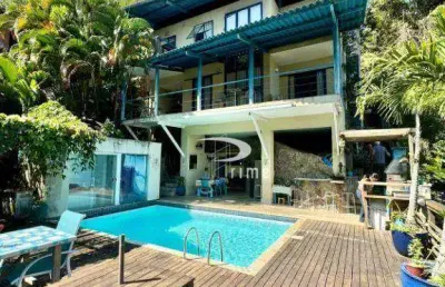 Casa com 4 dormitórios, 520 m² - venda por r$ 1.700.000,00 ou aluguel por r$ 9.900,00/mês - itacoatiara - niterói/rj