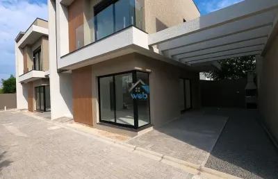Casa em condomínio fechado com 3 quartos à venda na rua paulo setúbal, 1151, hauer, curitiba por r$ 850.000