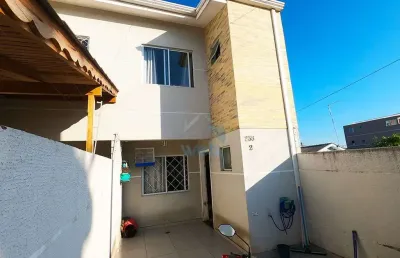 Casa com 2 quartos à venda na travessa eli volpato, 238, sítio cercado, curitiba por r$ 295.000