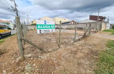 Terreno comercial para alugar na rua palmyra crivellaro bertolde, 215, campo de santana, curitiba por r$ 1.400